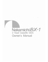 Nakamichi BX-1-Owners-Manual
